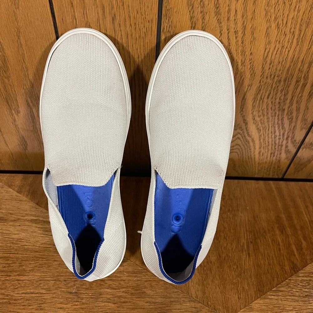 Rothy's The Slip On Sand Knit Fabric Low Everyday Sneakers - Size W8 - Picture 12 of 15